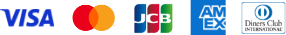 Visa, Mastercard, JCB, American Express, Diners Club International