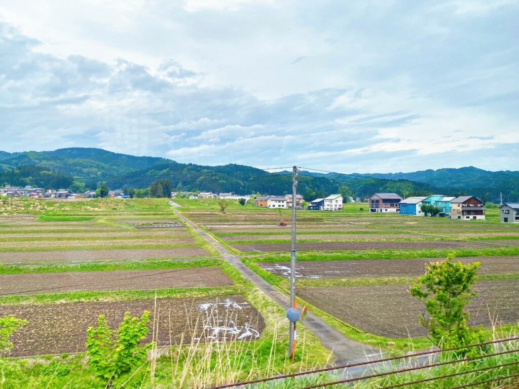 越後川口付近の車窓