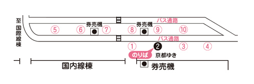 京阪バス 京都系統【KY】関西国際空港第2ターミナルバス乗り場