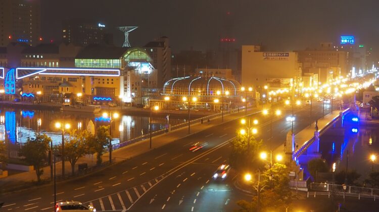 夜の幣舞橋