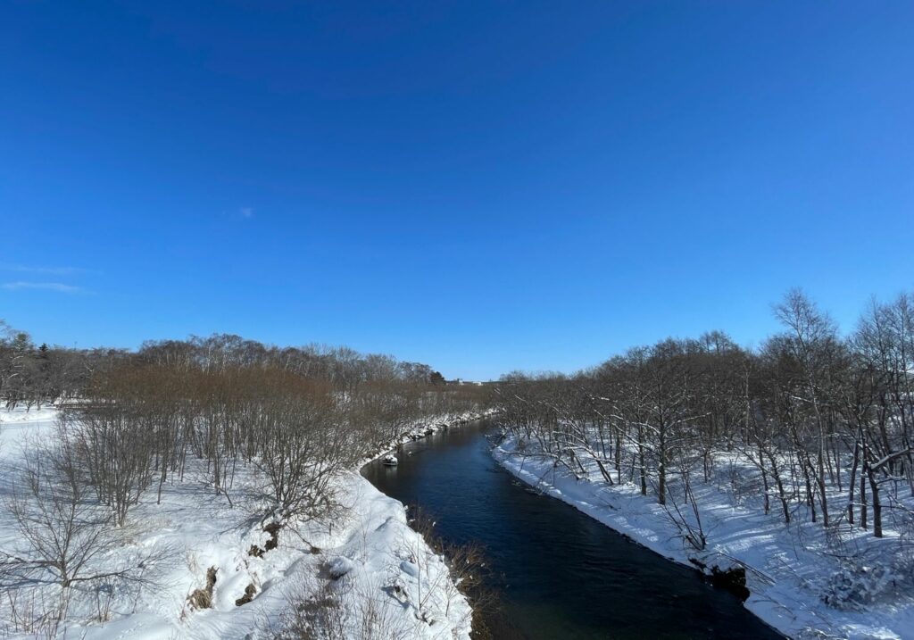 中標津町を流れる標津川