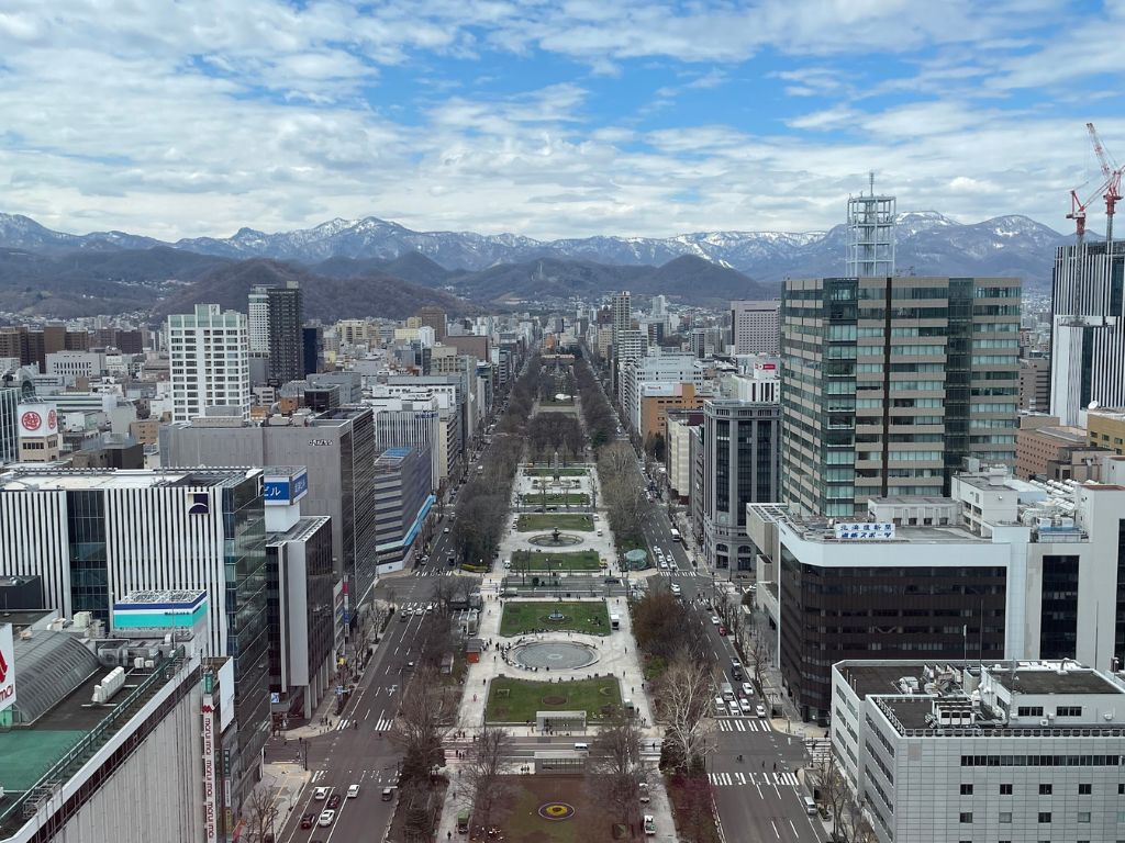 大通公園　テレビ塔から