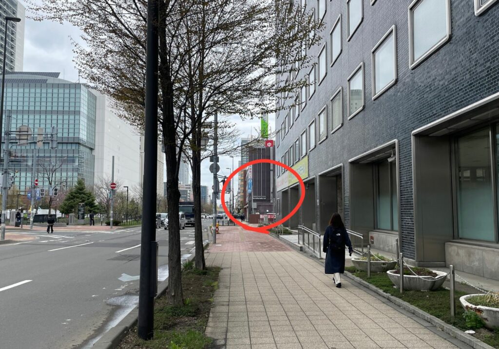 バスセンター駅２から歩く２