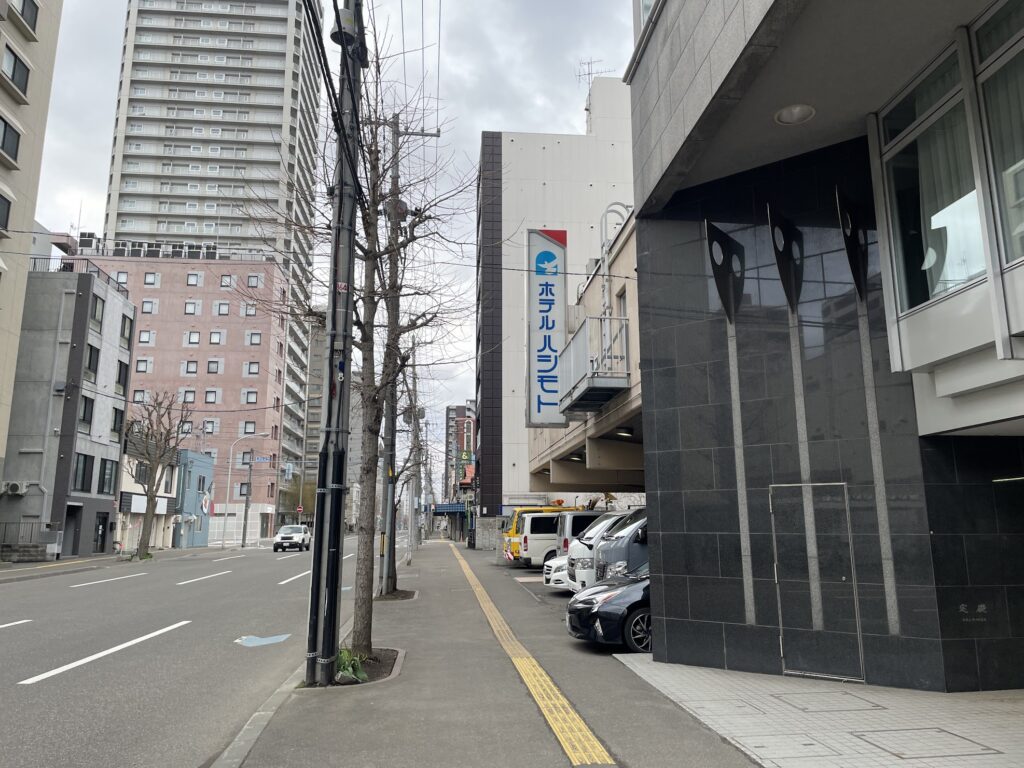 ホテルハシモト到着