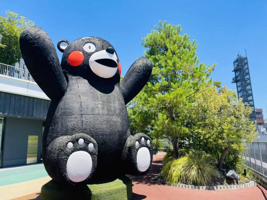 サクラマチクマモト 屋上のくまモン