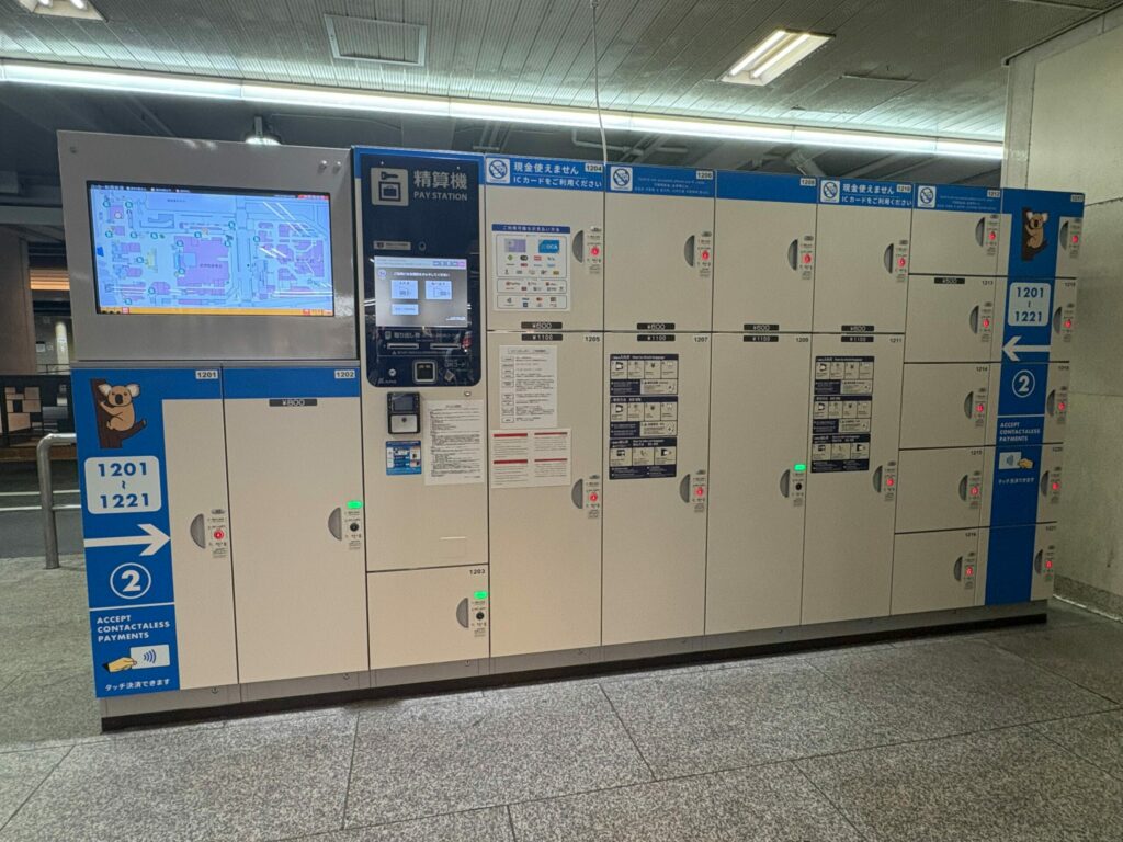 阪急高速バス大阪梅田ターミナル(阪急三番街)のコインロッカー