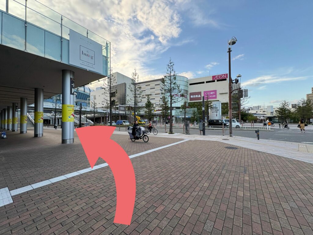 大正駅から京セラドーム大阪へのルート