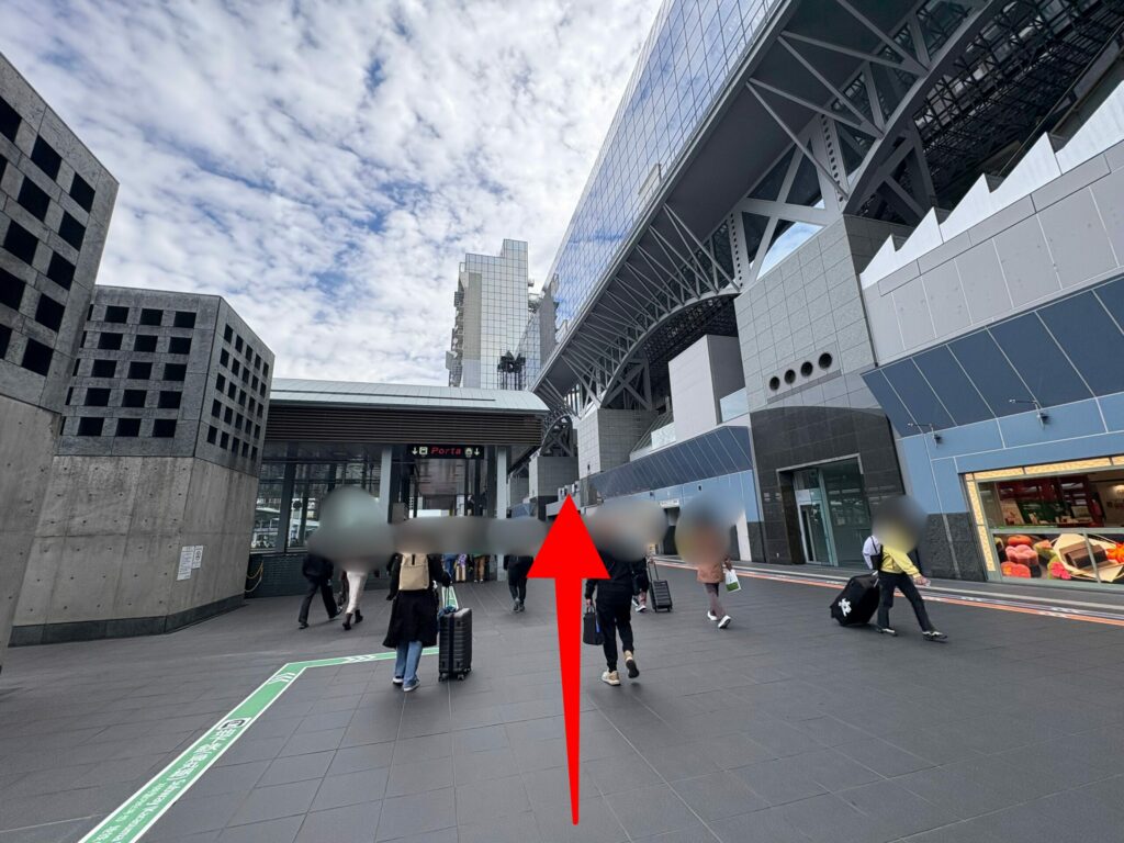 京都駅中央口(烏丸)から京セラドーム大阪へのアクセスガイド(約1時間)