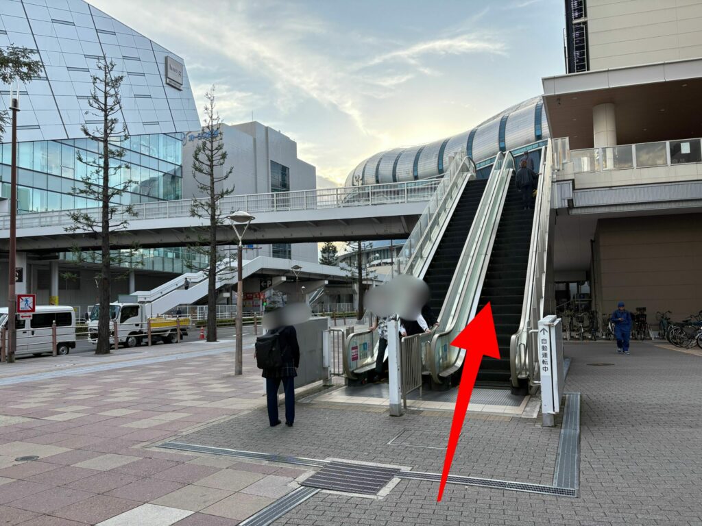 ドーム前駅から京セラドーム大阪へのルート