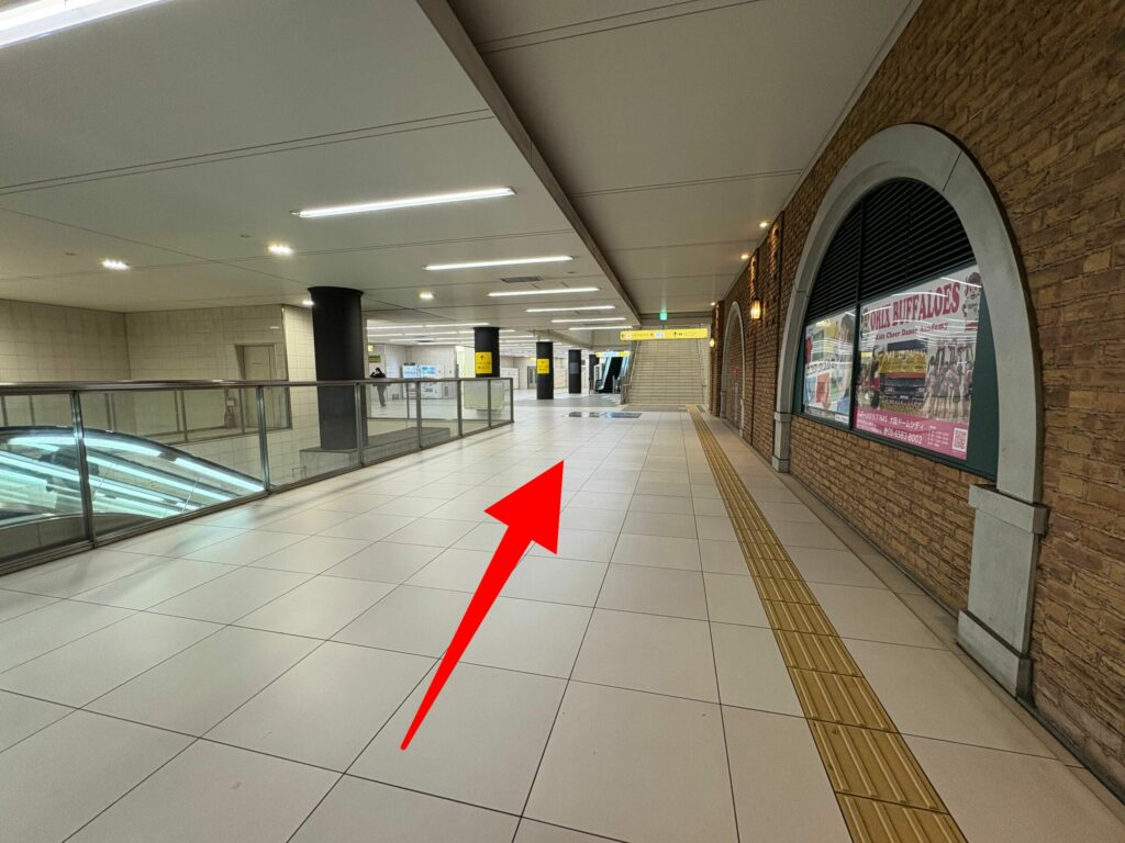 ドーム前駅から京セラドーム大阪へのルート