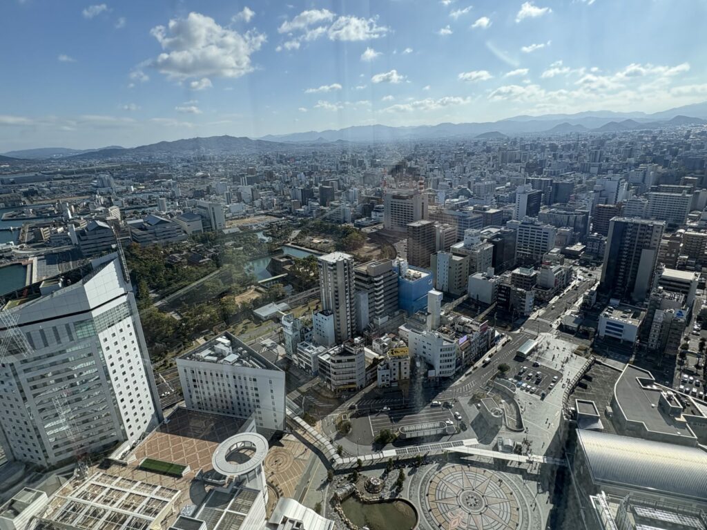 高松シンボルタワー29階展望スペース