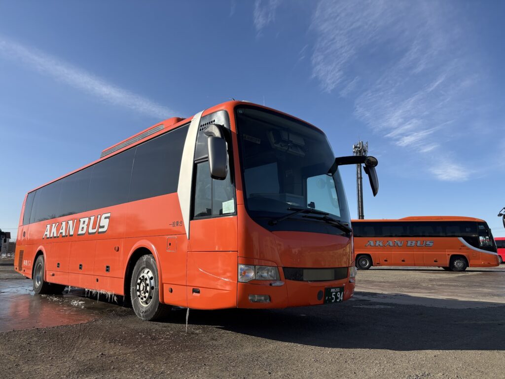 スターライト阿寒バス車両並び