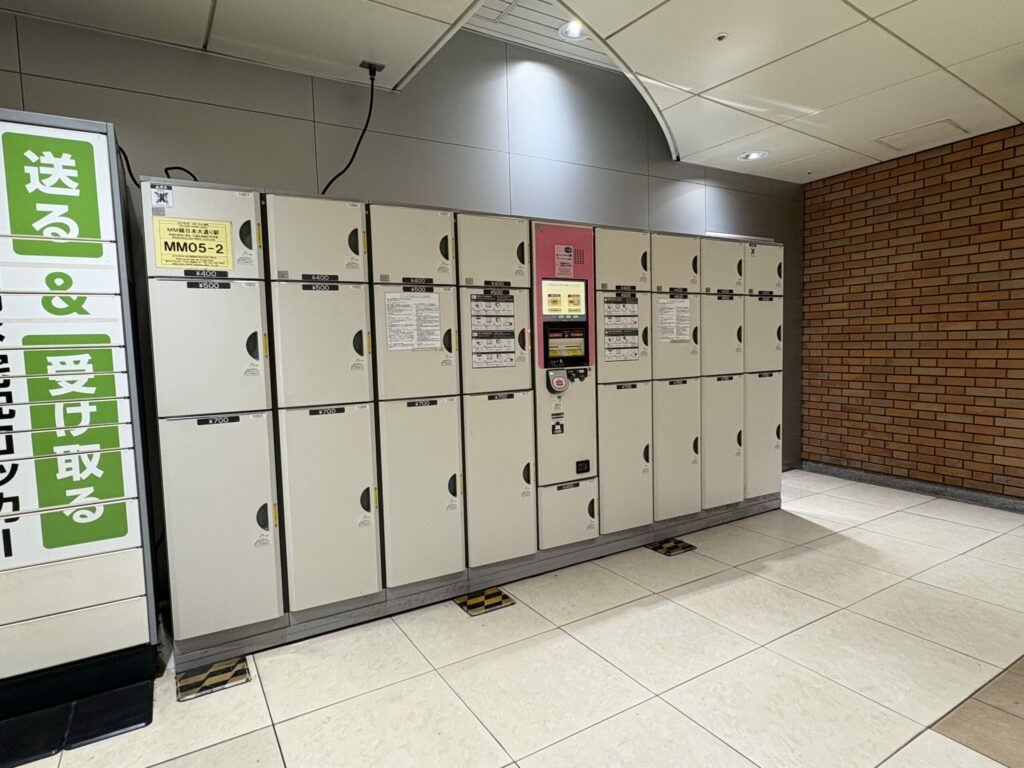 みなとみらい線日本大通り駅のコインロッカー