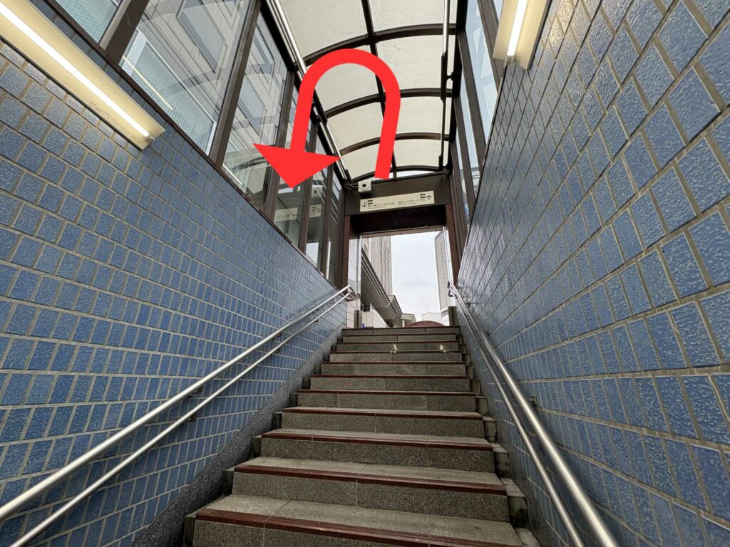 相鉄線から横浜駅西口第２ターミナルへのアクセス