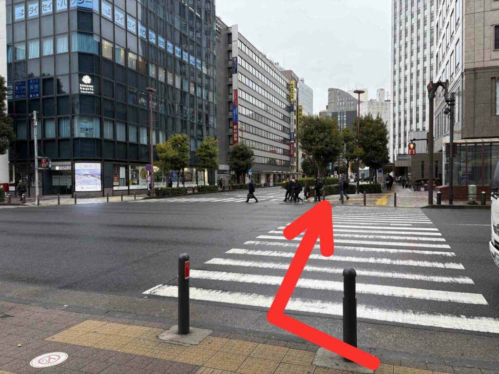 みなとみらい線・東急東横線「横浜駅」から横浜駅西口第２ターミナルへのアクセス