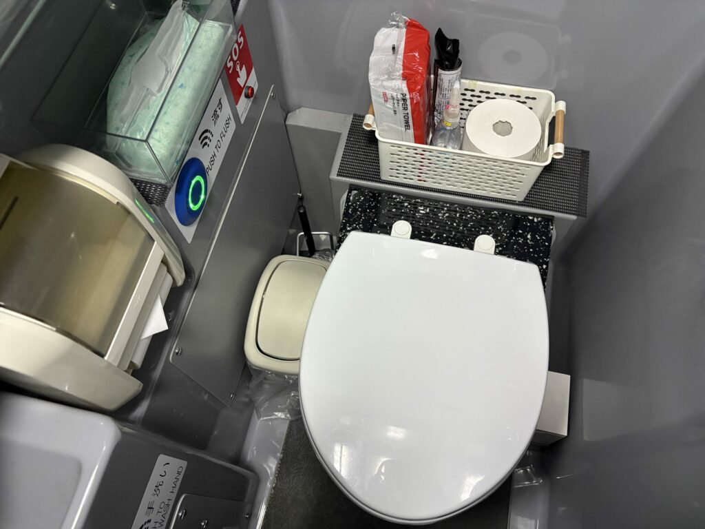 きときとライナーのお手洗い