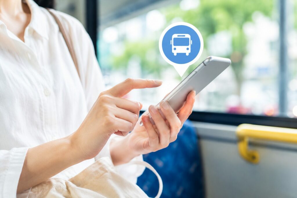 スマホでバス予約