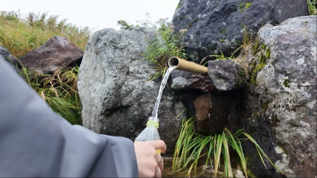 立山玉殿の湧水