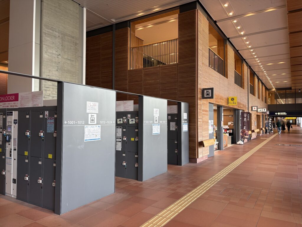 JR旭川駅構内のコインロッカー
